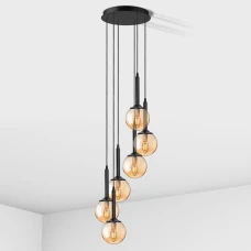 Imperium Light Spiral E14 чорний, коричневий 449638.05.23. Світильник підвісний