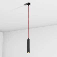 Imperium Light Accent GU10 чорний, червоний 47130.05.16. Світильник підвісний