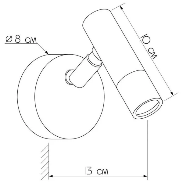 Бра Imperium Light Compact 1,5 Вт 4000К чорний 480110.05.92 - Фото 2