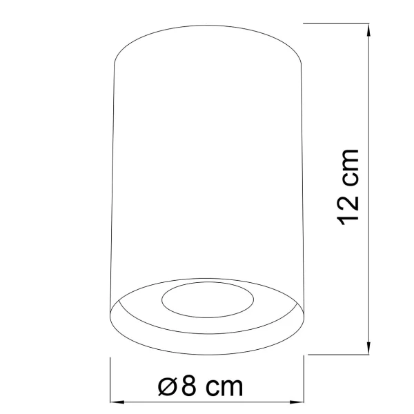 Світильник точковий накладний Imperium Light Tokyo GU10 золото 48112.12.12 - Фото 2