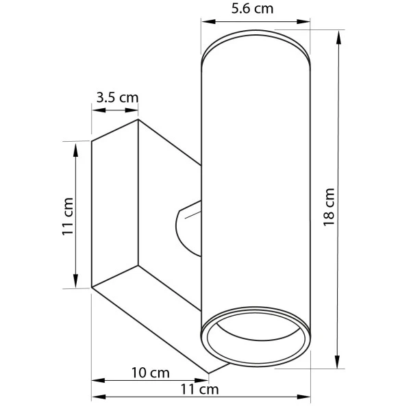 Підсвітка стін Imperium Light Loco 12 Вт 3000К чорний, золото 583218.05.12.91 - Фото 2