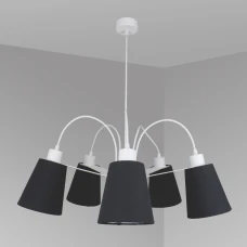 Imperium Light Helsinki E27 білий, чорний 66570.01.05. Підвісна люстра