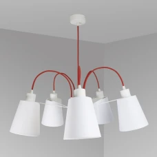 Imperium Light Helsinki E27 червоний 66570.16.01. Підвісна люстра