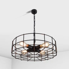 Imperium Light Fan Е27 чорний 77450.05.05. Підвісна люстра