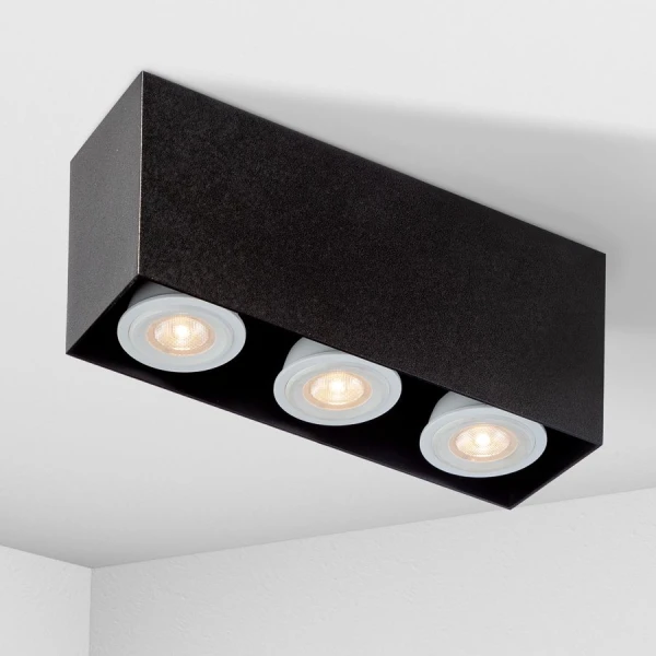 Світильник точковий накладний Imperium Light Submarine GU10 чорний 82321.05.05 - Фото 1