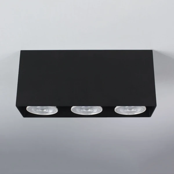 Світильник точковий накладний Imperium Light Submarine GU10 чорний 82321.05.05 - Фото 3