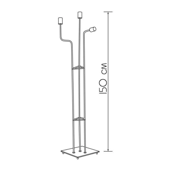 Торшер Imperium Light Hydra E27 сірий 833150.08.08 - Фото 2