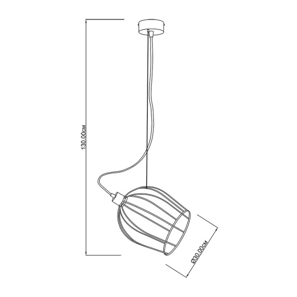 Підвісний світильник Imperium Light Bellflower E27 білий 85120.01.01 - Фото 2