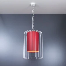 Imperium Light Verona E27 білий, червоний 92140.01.16. Підвісна люстра
