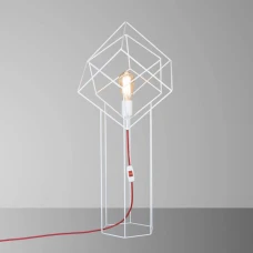 Imperium Light In cube Е27 білий, червоний 96182.01.16. Настільна лампа декоративна