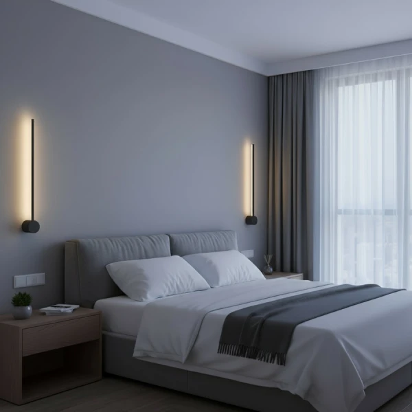 Настінний світильник DECO WA-STICK 60 3K BK Kloodi - Фото 3