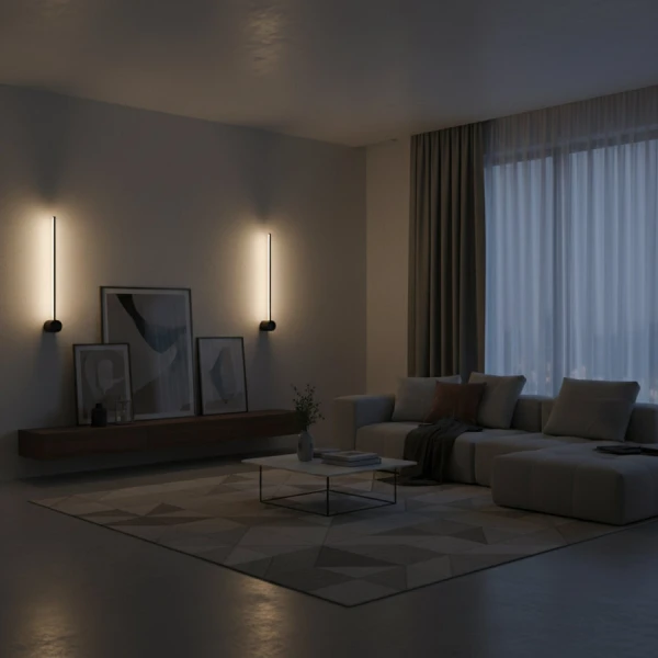 Настінний світильник DECO WA-STICK 60 3K BK Kloodi - Фото 4