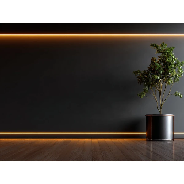 Алюмінієвий профіль KOZUS-50 для LED стрічок під шпаклівку, з розсіювачем KLUS, 3м. (Ціна за 1 штуку) - Фото 3