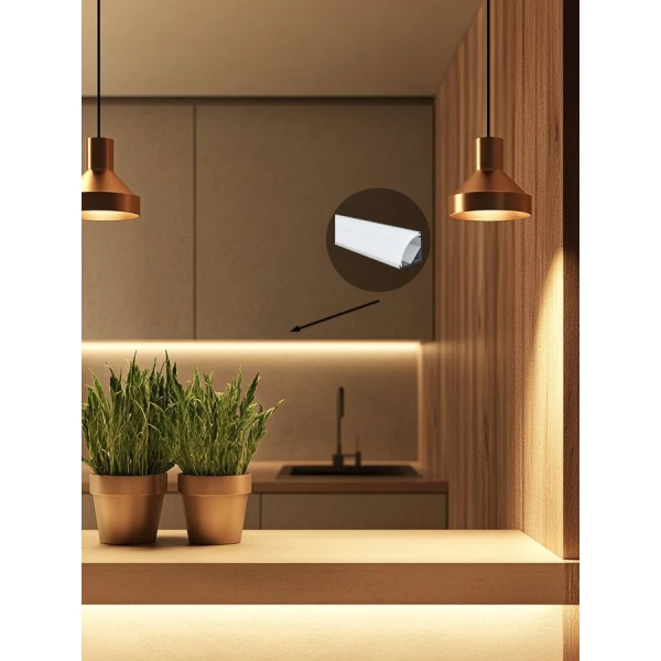 Профіль алюмінієвий LP-SL054 17811 BWLT (Ціна за 1 м.п.) - Фото 4