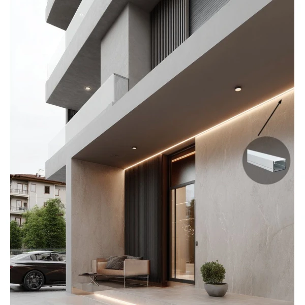 Профіль алюмінієвий LP-SL133 17389 BWLT (Ціна за 1 м.п.) - Фото 3