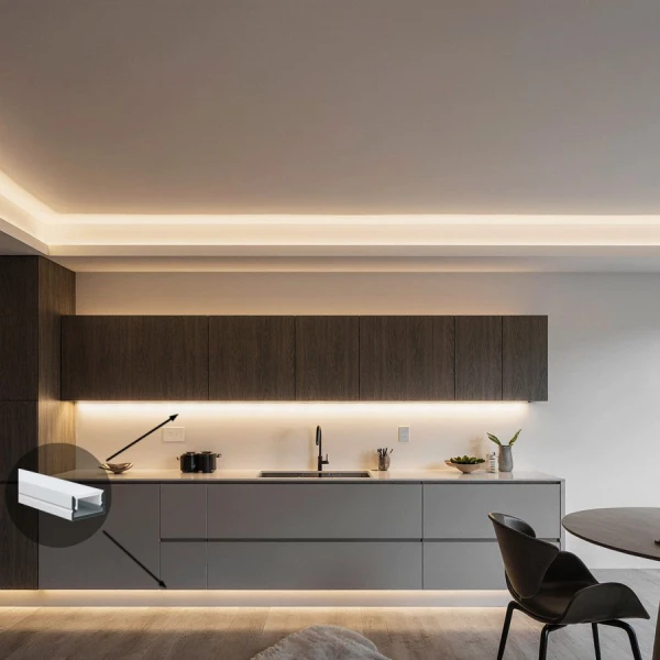 Профіль алюмінієвий LP-SL143B 17367 BWLT (Ціна за 1 м.п.) - Фото 3