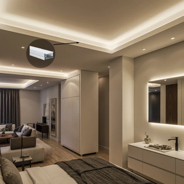 Профіль алюмінієвий LP-SL143B 17367 BWLT (Ціна за 1 м.п.) - Фото 4