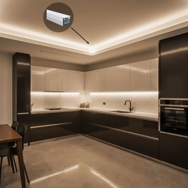 Профіль алюмінієвий LP-SL347 17821 BWLT (Ціна за 1 м.п.) - Фото 3