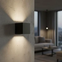 Azzardo Leticia G9 чорний AZ2932. Настінний світильник