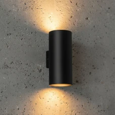 Azzardo Velia GU10 чорний AZ4399. Настінний світильник