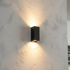 Azzardo Velia GU10 чорний AZ4401. Настінний світильник