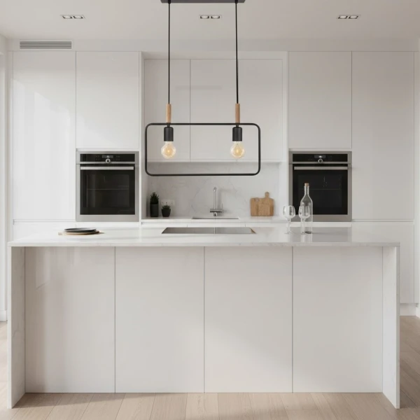 Підвісний світильник Candellux FRAME E27 коричневий, чорний 32-73518 - Фото 1