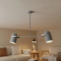 Candellux GRAY E27 сірий, хром 32-66510. Світильник підвісний