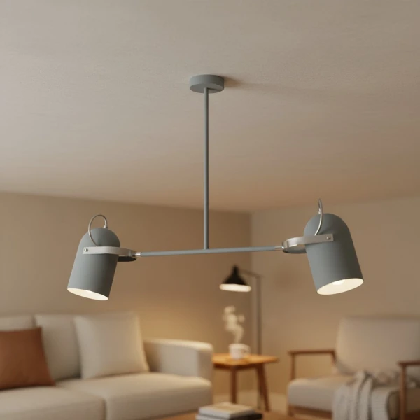 Підвісний світильник Candellux GRAY E27 сірий, хром 32-66510 - Фото 1