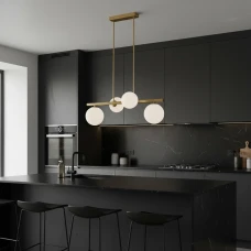 Candellux KAMA G9 латунний 34-73426. Світильник підвісний