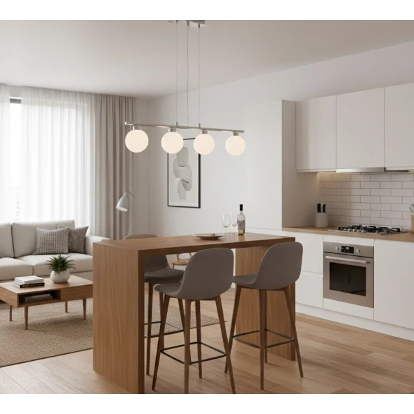 Підвісний світильник Candellux RAISA G9 хром 34-01399 - Фото 5