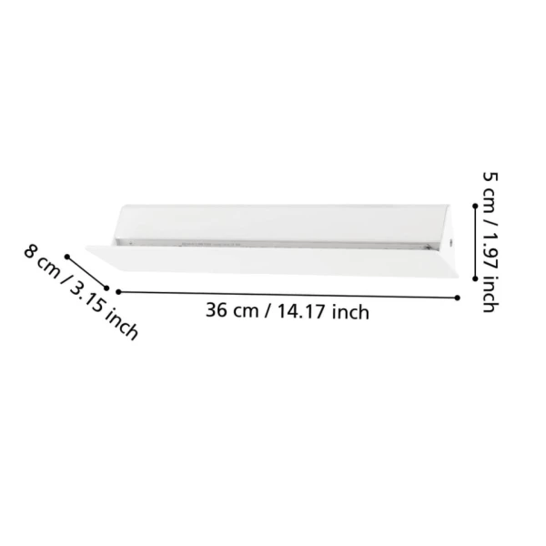 Настінний світильник 99086 ZUBIALDE Eglo (Австрія) - Фото 2