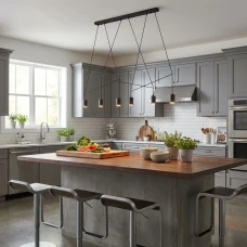 Nowodvorski IMBRIA GU10 чорний 9675. Люстра сучасна