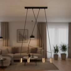 Nowodvorski Imbria Solid Brass IV 7957. Люстра підвісна