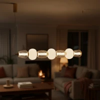 Italux Eris 42 Вт 3000К золотий PND-98374-42W-GD. Світильник підвісний