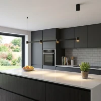 Kloodi Deco PE-LOTUS1200 15W 3K BK. Світильник підвісний