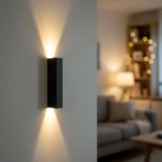 Nowodvorski MALMO GU10 чорний 9705. Настінний світильник