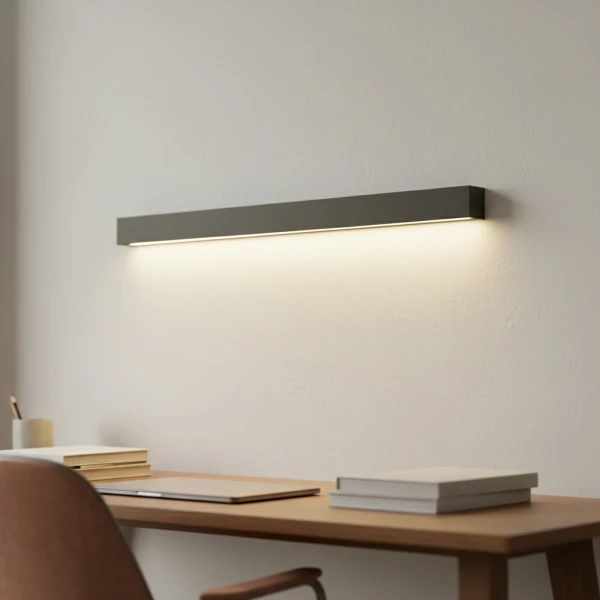 Лінійний світильник Nowodvorski STRAIGHT WALL G13 3000К графітовий 7560 - Фото 4