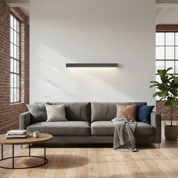 Лінійний світильник Nowodvorski STRAIGHT WALL G13 3000К графітовий 7560 - Фото 7