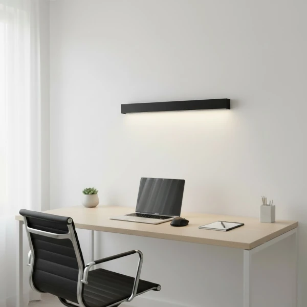 Лінійний світильник Nowodvorski STRAIGHT WALL G13 3000К чорний 7594 - Фото 5