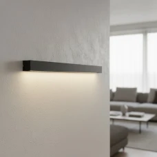 Nowodvorski STRAIGHT WALL G13 3000К чорний 7595. Світильник лінійний