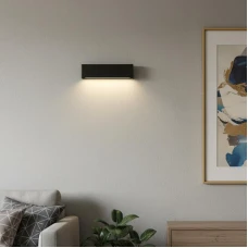 Nowodvorski STRAIGHT WALL E14 чорний 7601. Світильник лінійний