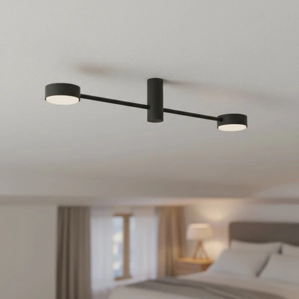 Світильник стельовий Nowodvorski ORBIT GX53 чорний 7943 - Фото 1