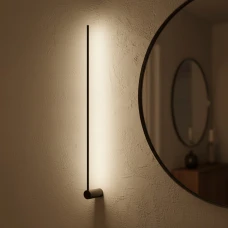 Nowodvorski ARM LED 14Вт 3000К чорний 10367. Бра лінійне