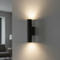 Nowodvorski FOURTY GU10 чорний 10753. Настінний світильник