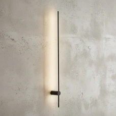 Nowodvorski SABER LED 16Вт 4000К чорний 10854. Бра лінійне