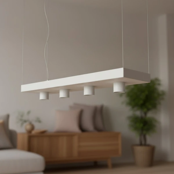 Сучасна люстра Nowodvorski PLANT GU10 білий 9382 - Фото 1