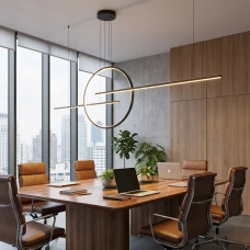 REDO 01-1737 GIOTTO Black + Dimmable. Люстра світлодіодна