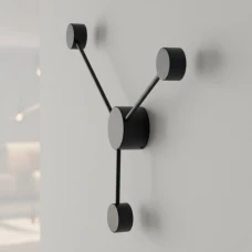 TK Lighting AVIA GX53 чорний 6809. Настінний світильник