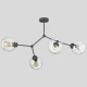 Люстра стельова TK Lighting FAIRY E27 чорний 2730