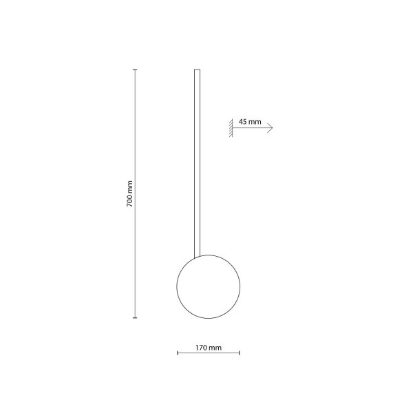 Підсвітка стіни TK Lighting JAVA 24 Вт 3000К чорний 1435 - Фото 2